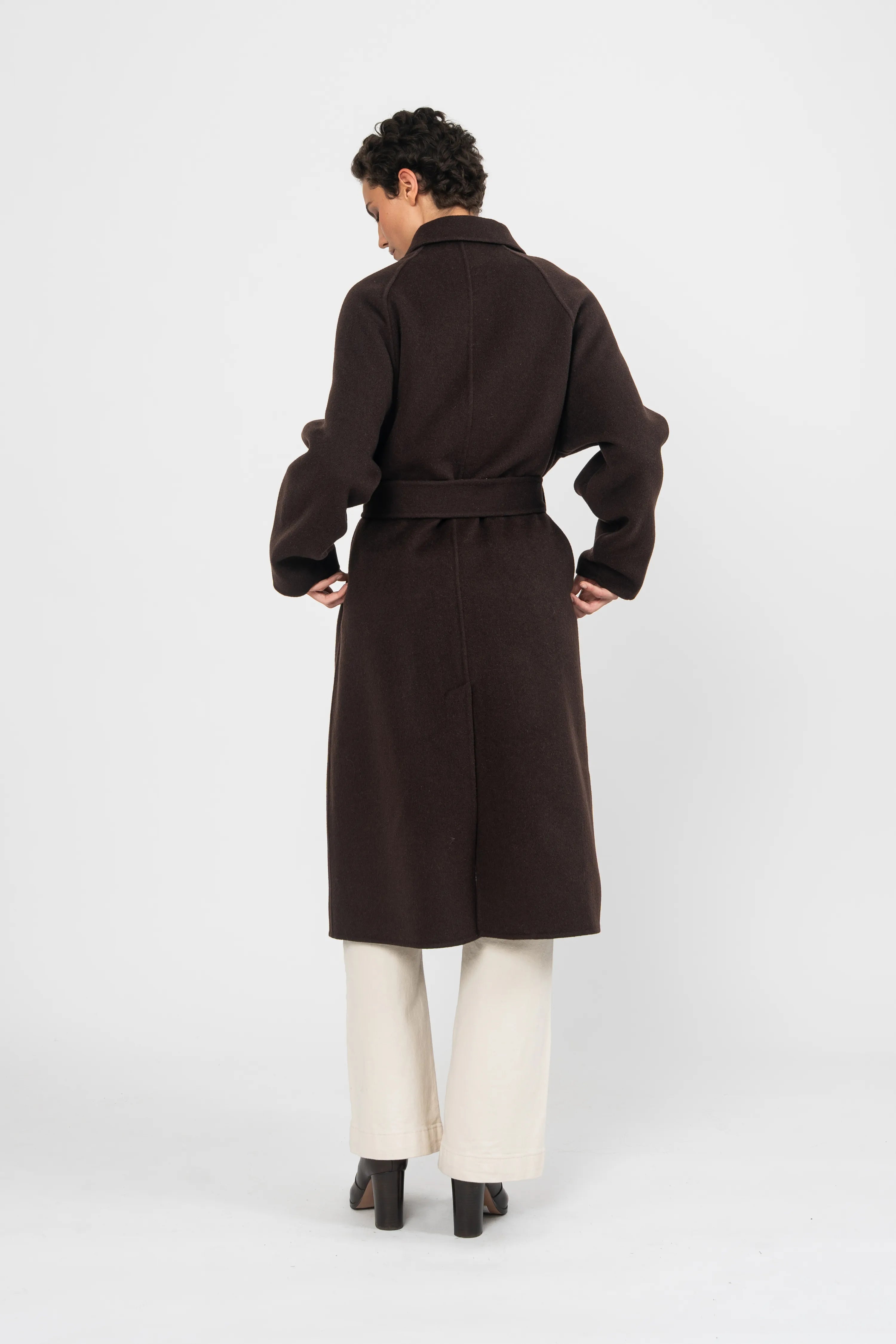 MANTEAU FLORA - CHOCOLAT