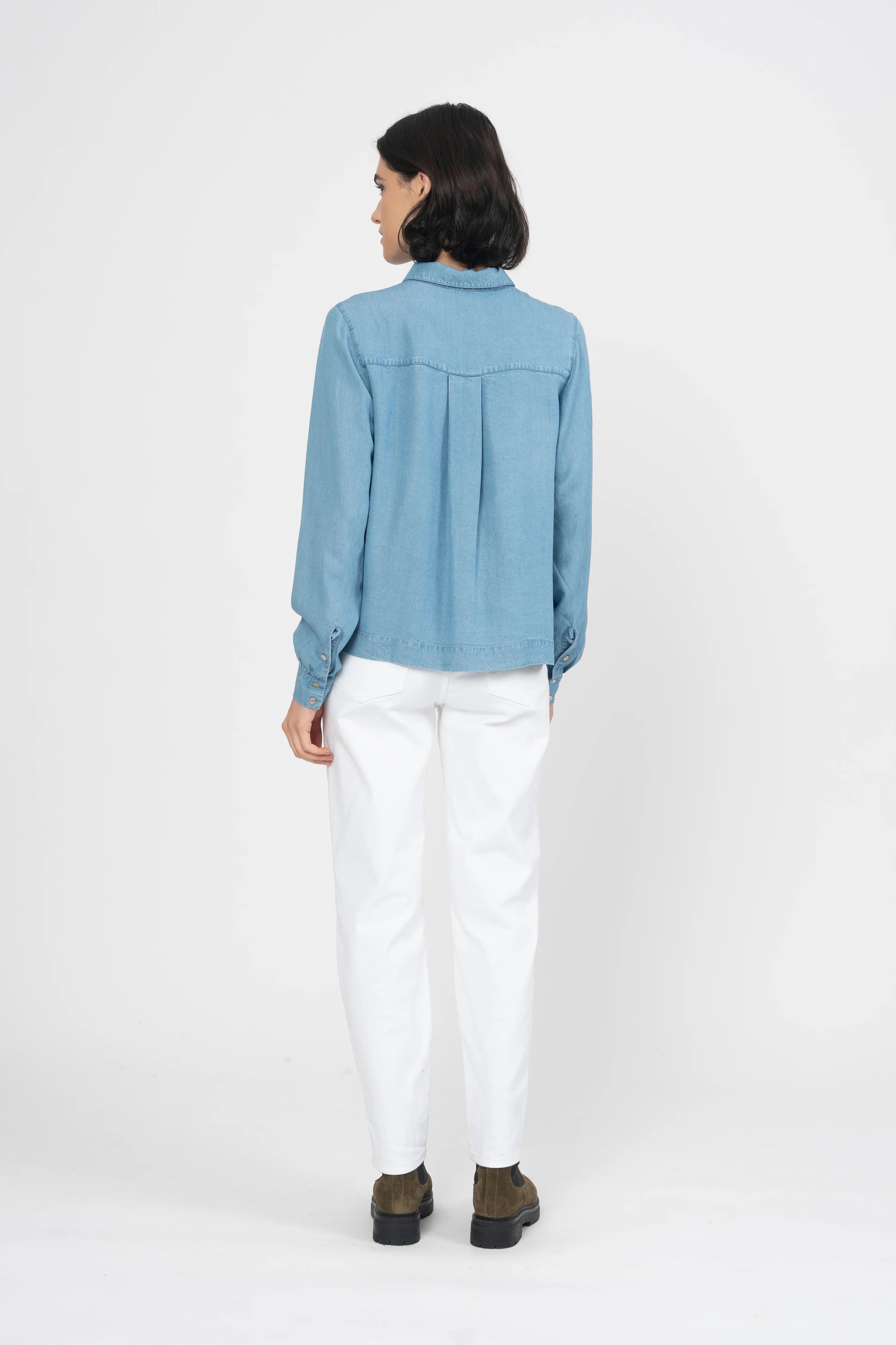 BLOUSE TOMAS - STONE BLEACHED