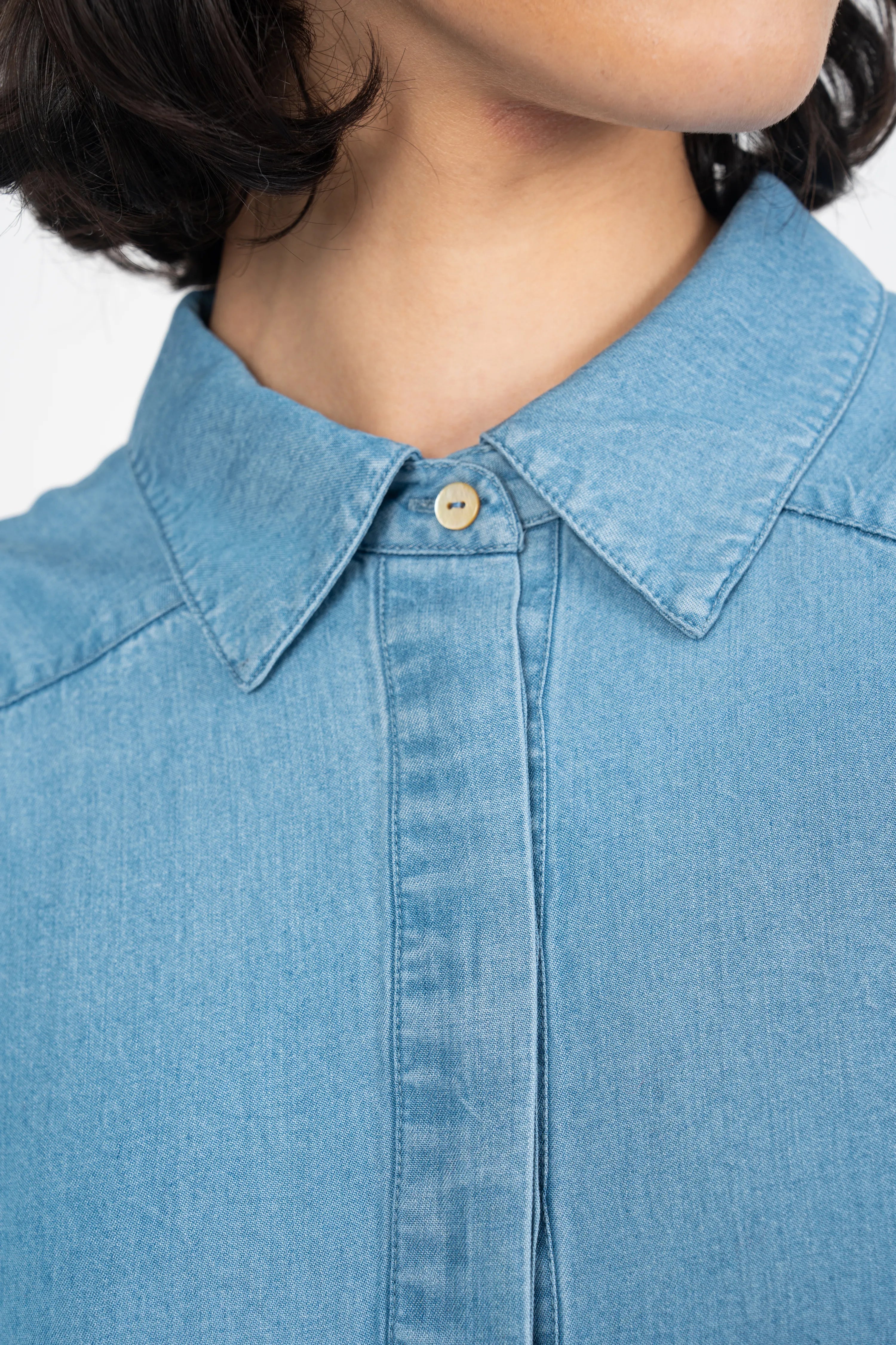 BLOUSE TOMAS - STONE BLEACHED