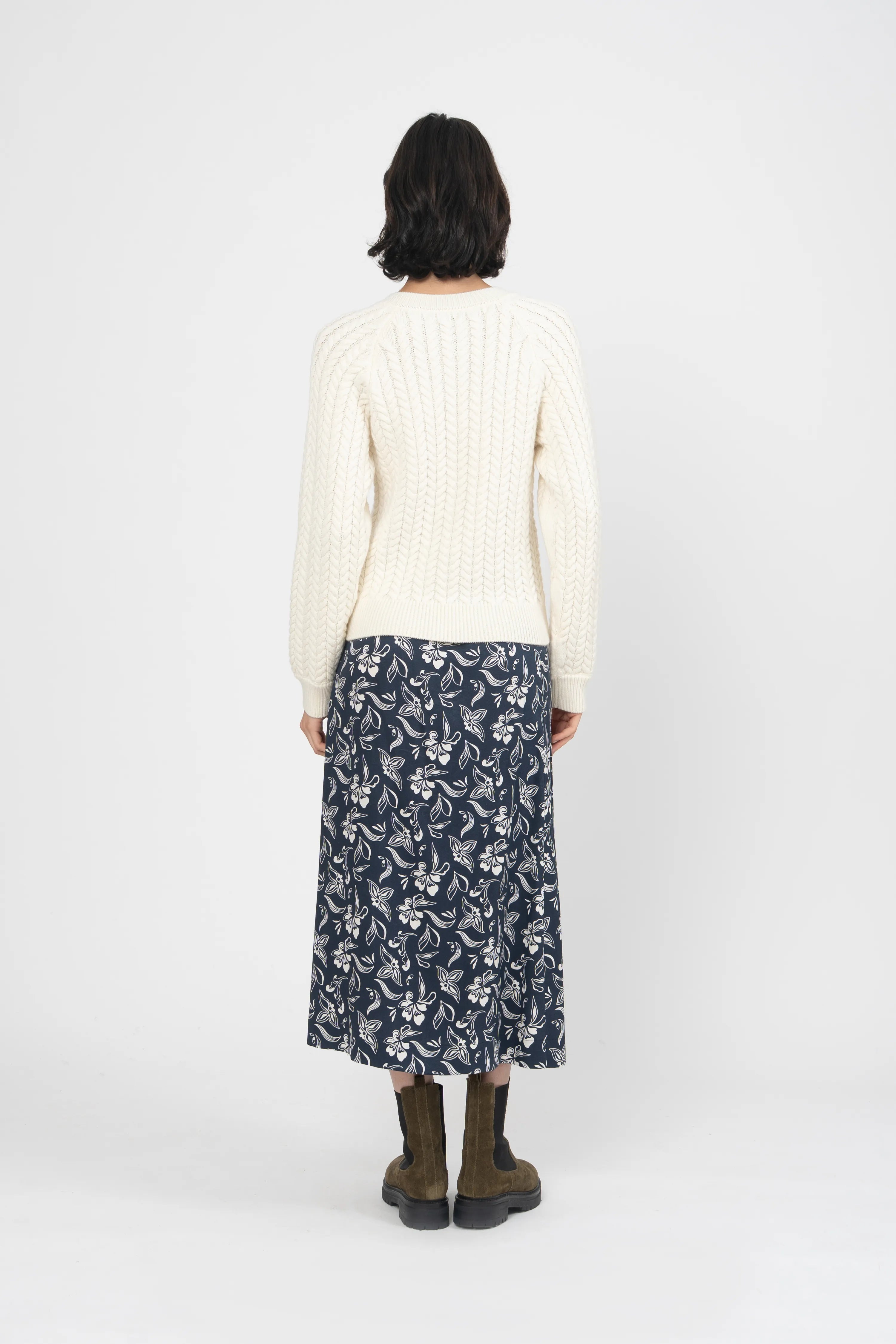 GILET MERINE - ECRU
