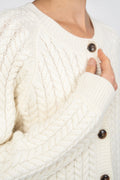GILET MERINE - ECRU