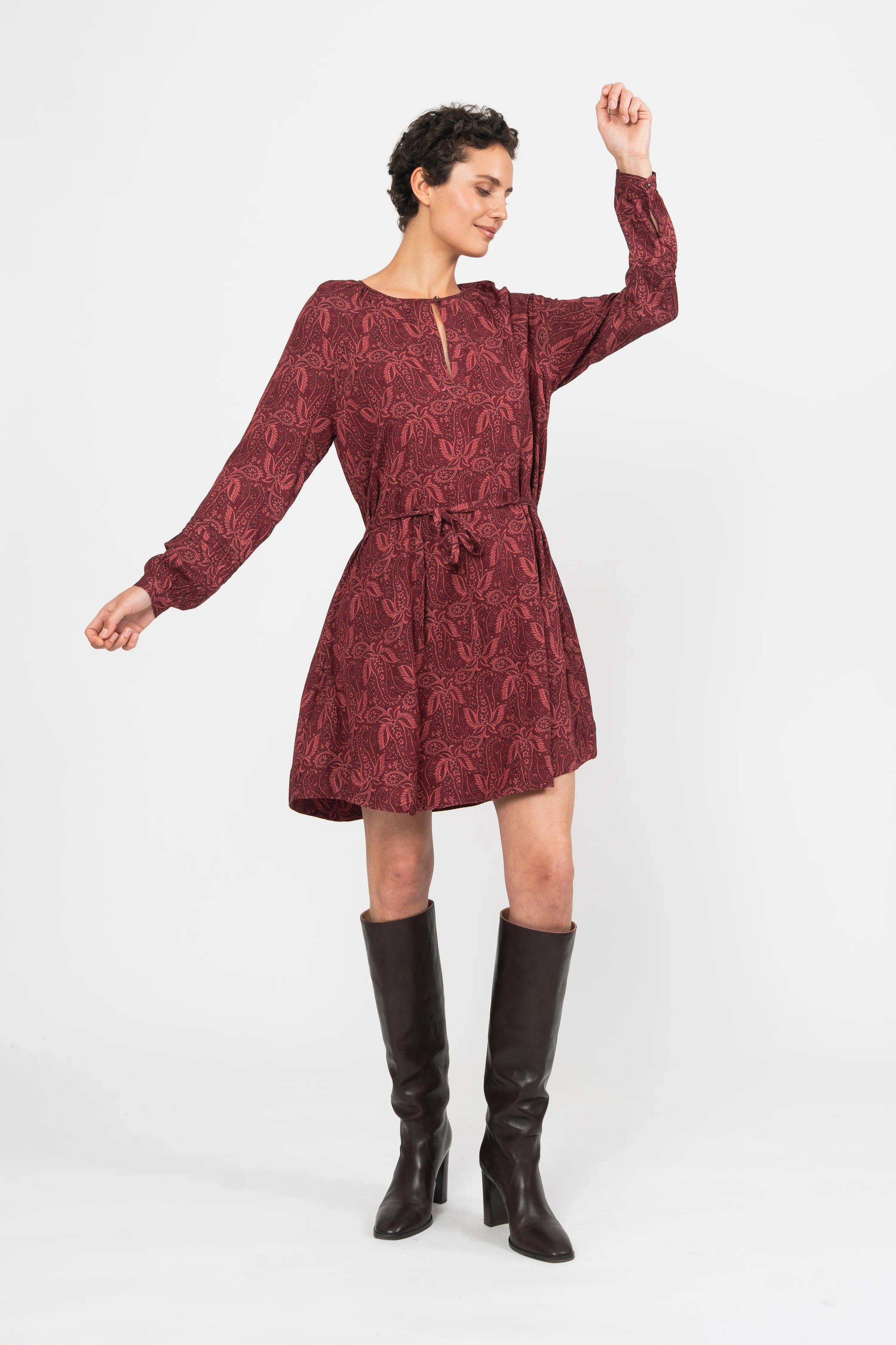 ROBE ELEA - PRINT PAISLEY