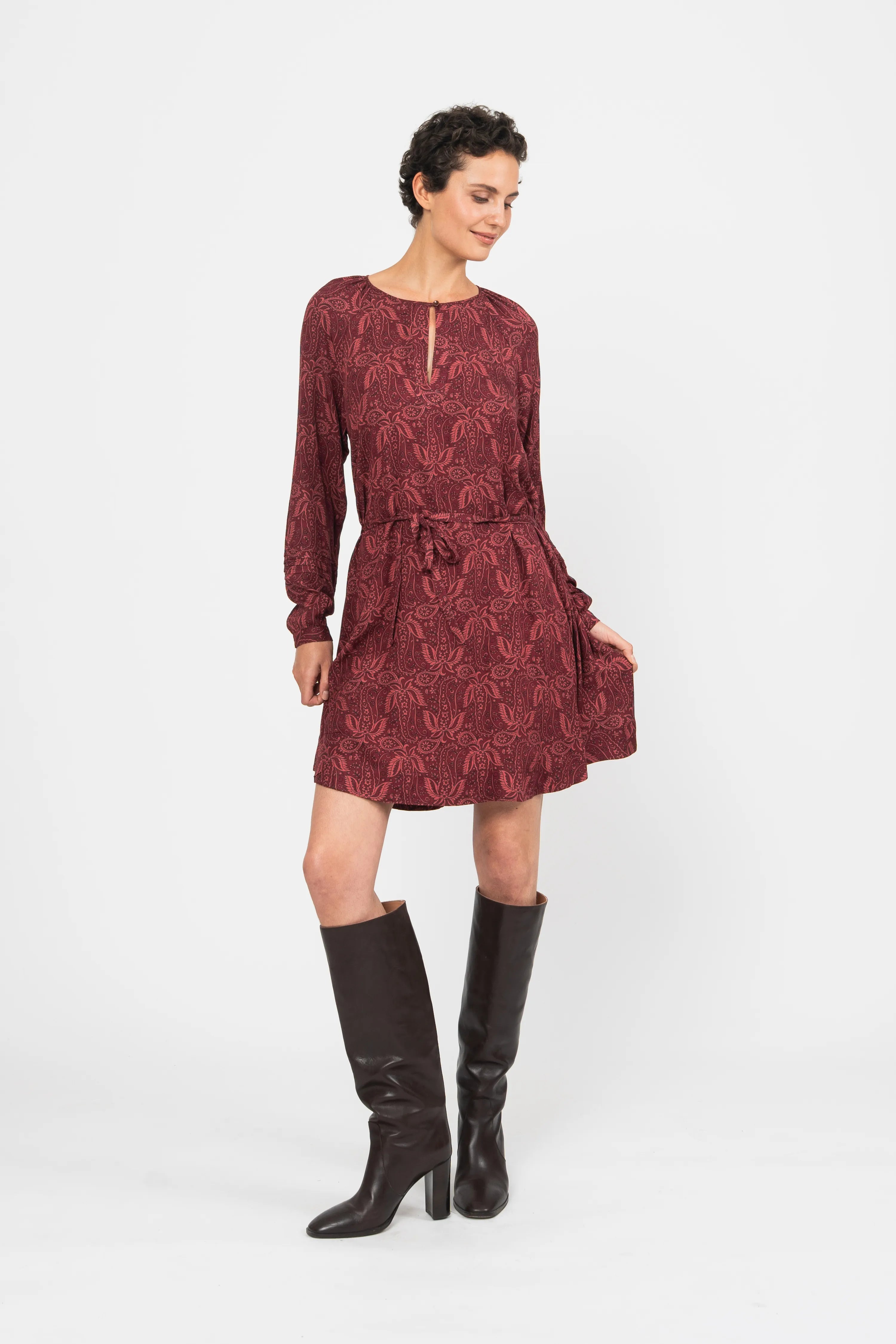ROBE ELEA - PRINT PAISLEY