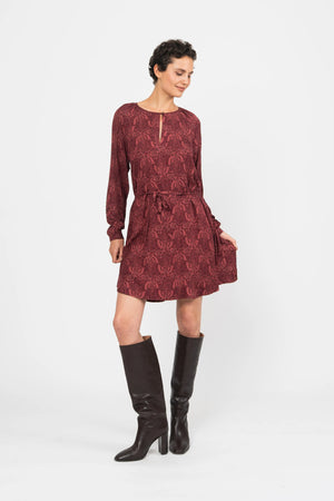 ROBE ELEA - PRINT PAISLEY