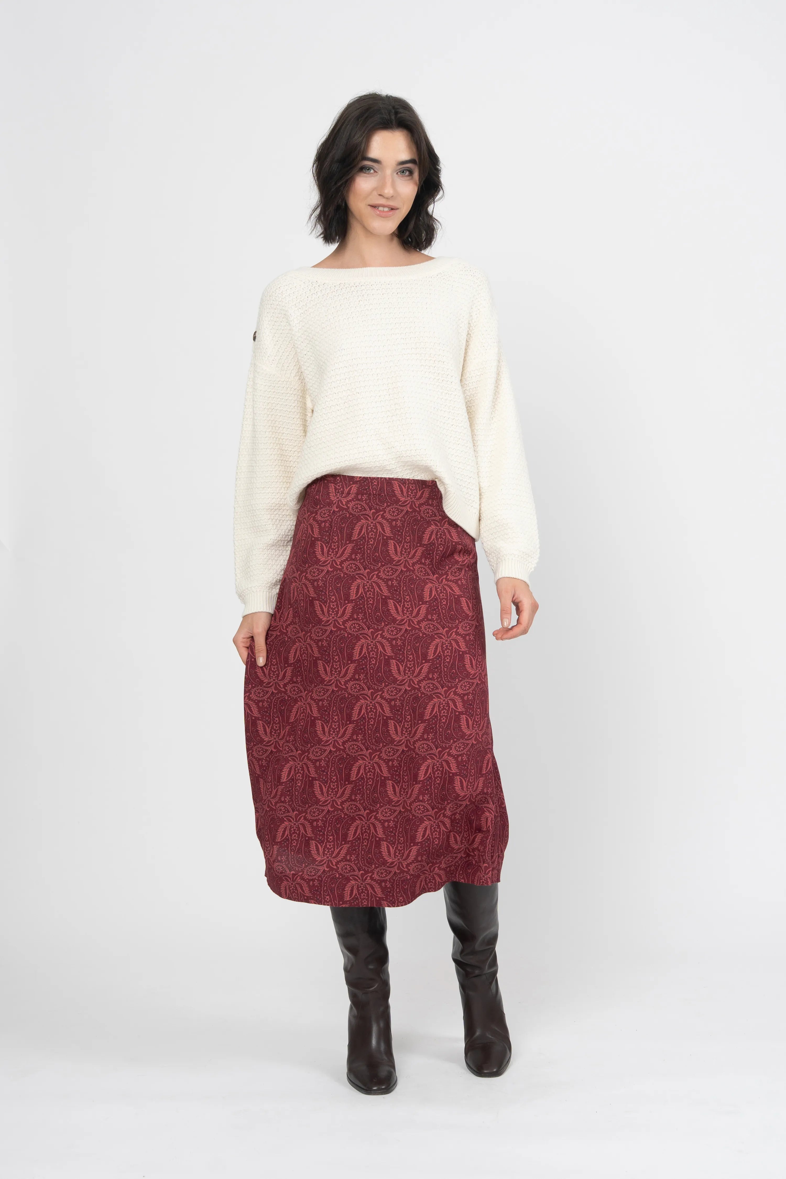 JUPE ESTELLE - PRINT PAISLEY