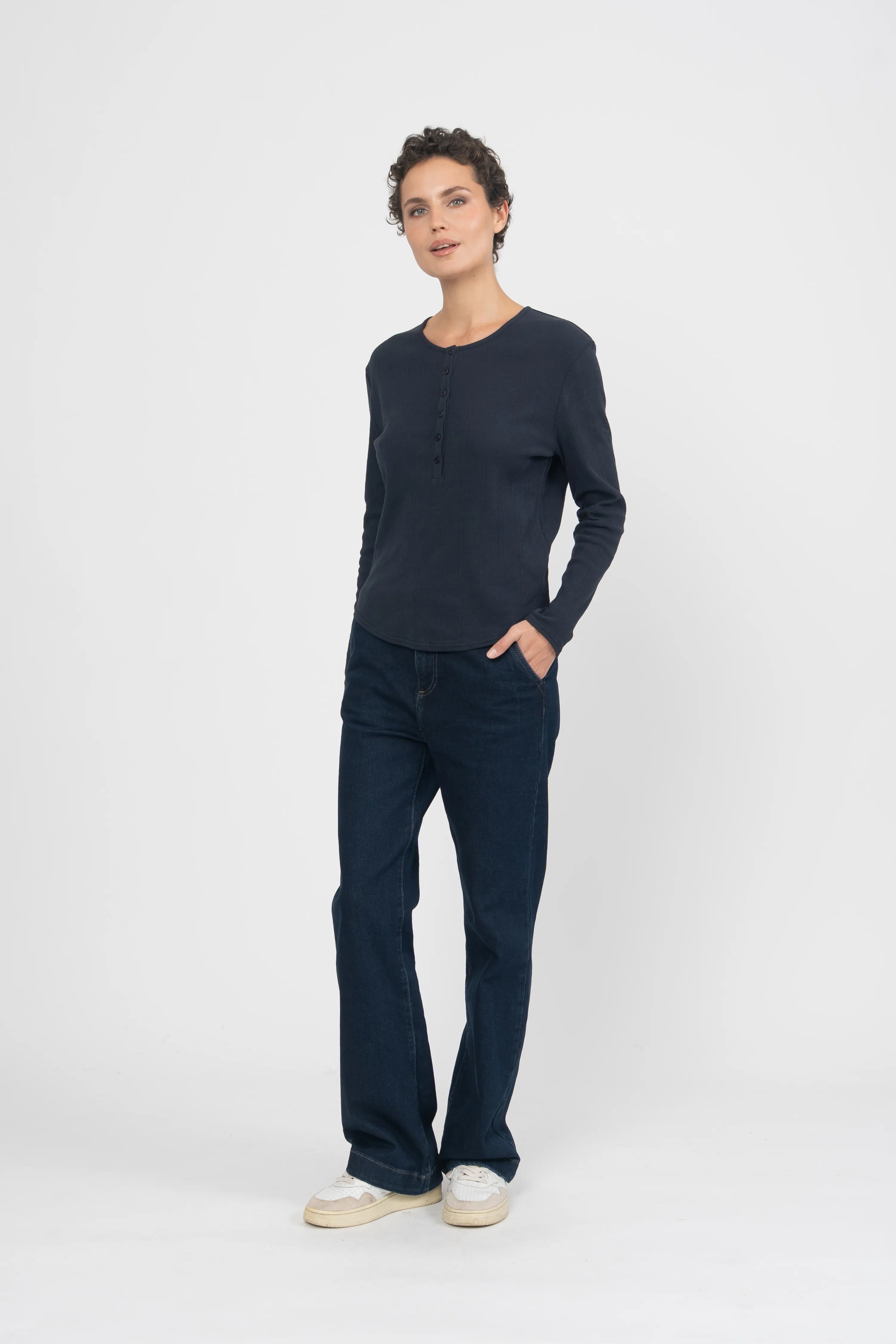 TEE-SHIRT TERRY - NAVY