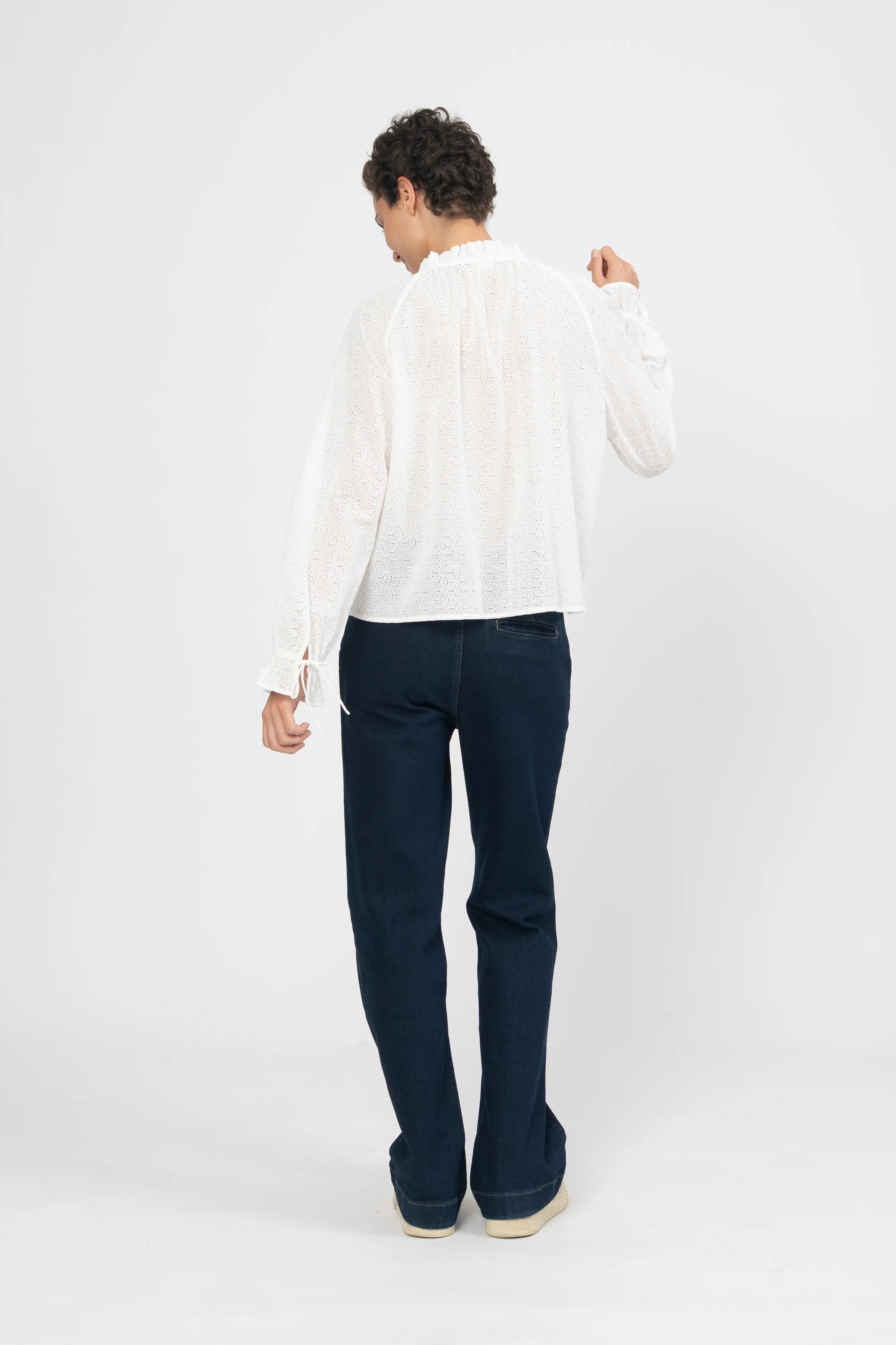BLOUSE CARINE - BLANC