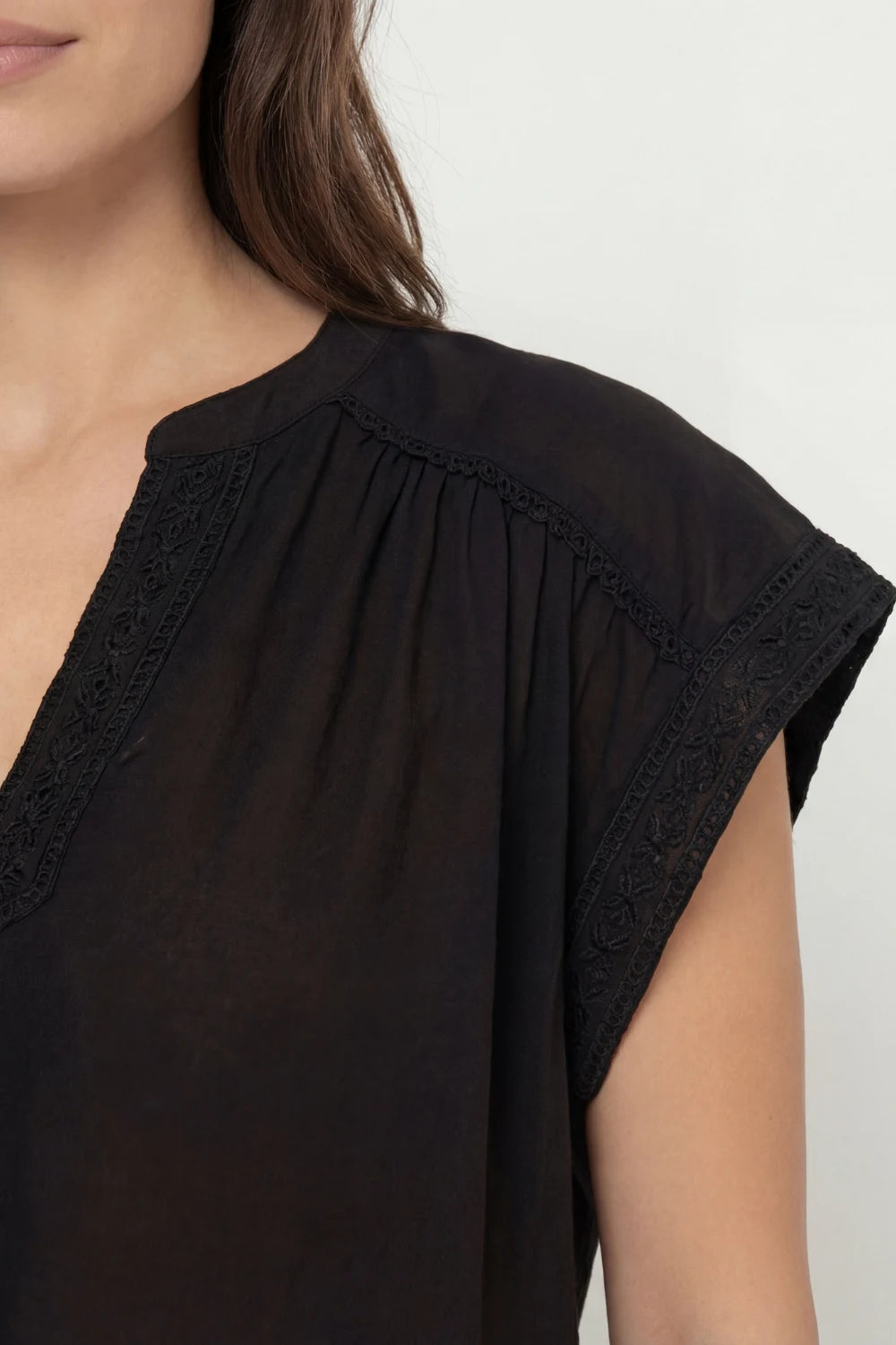 BLOUSE BROMELIA - NOIR