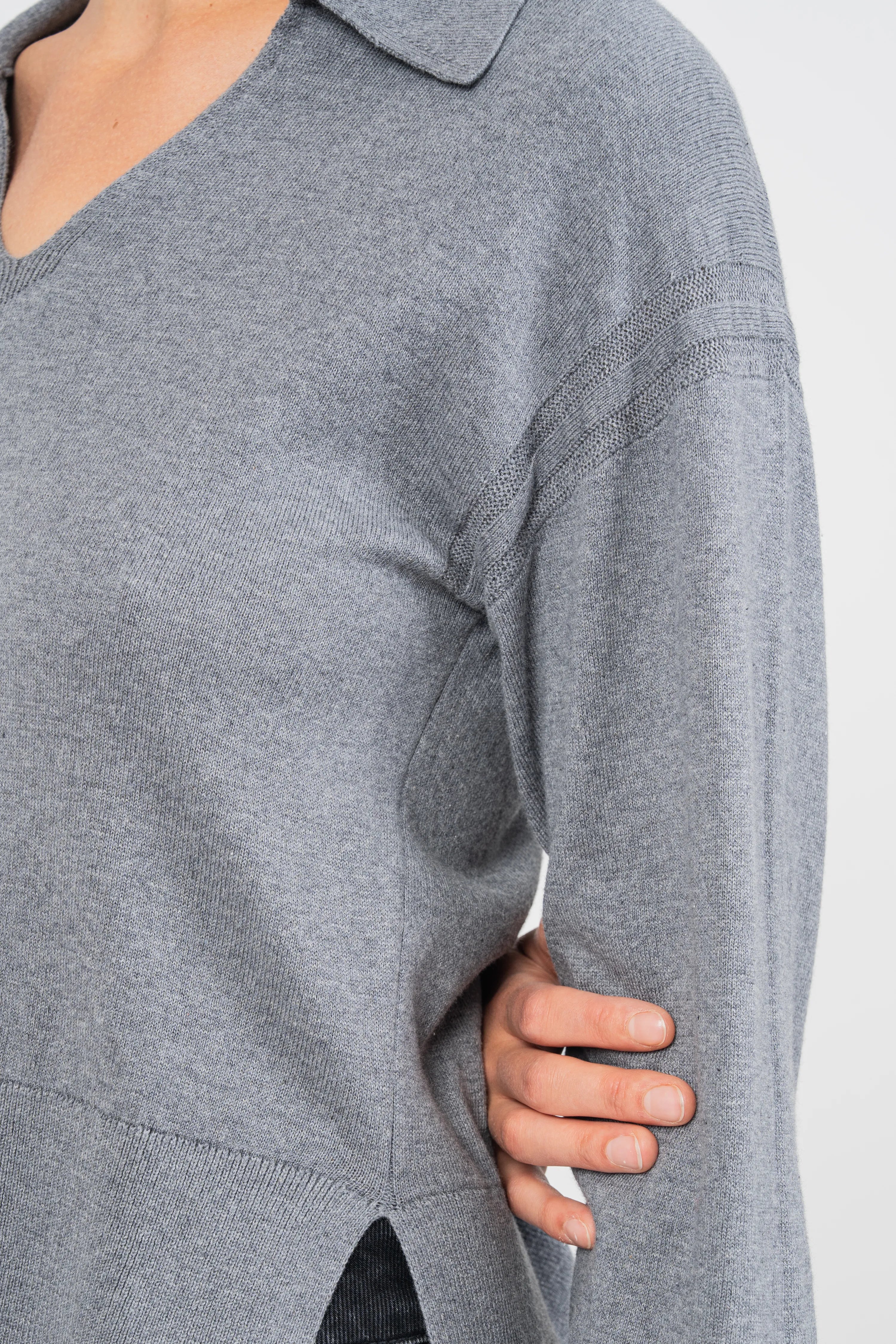 PULL MONTONI - GRIS CHINE
