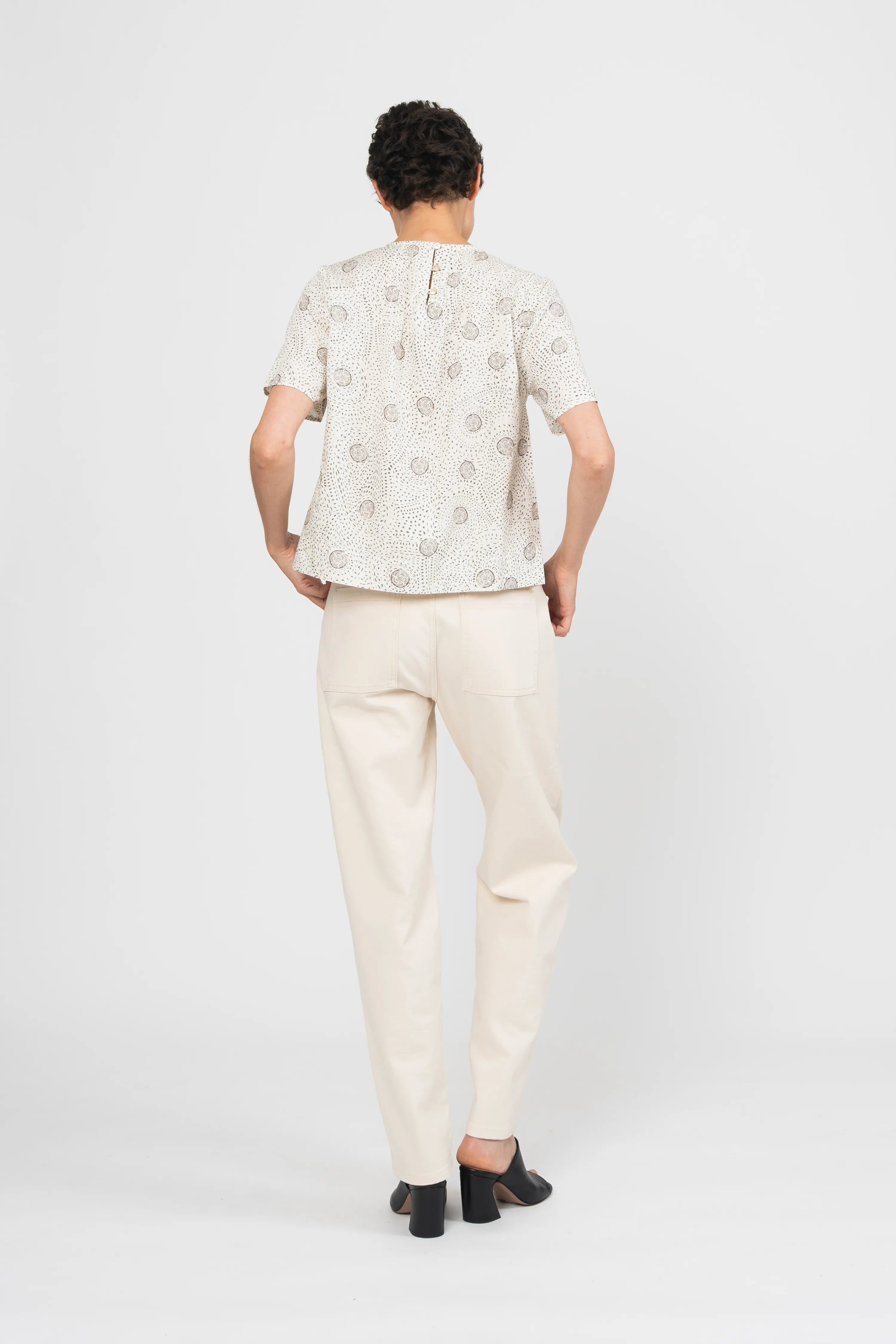 BLOUSE PAVELITO - PRINT POINTILLES