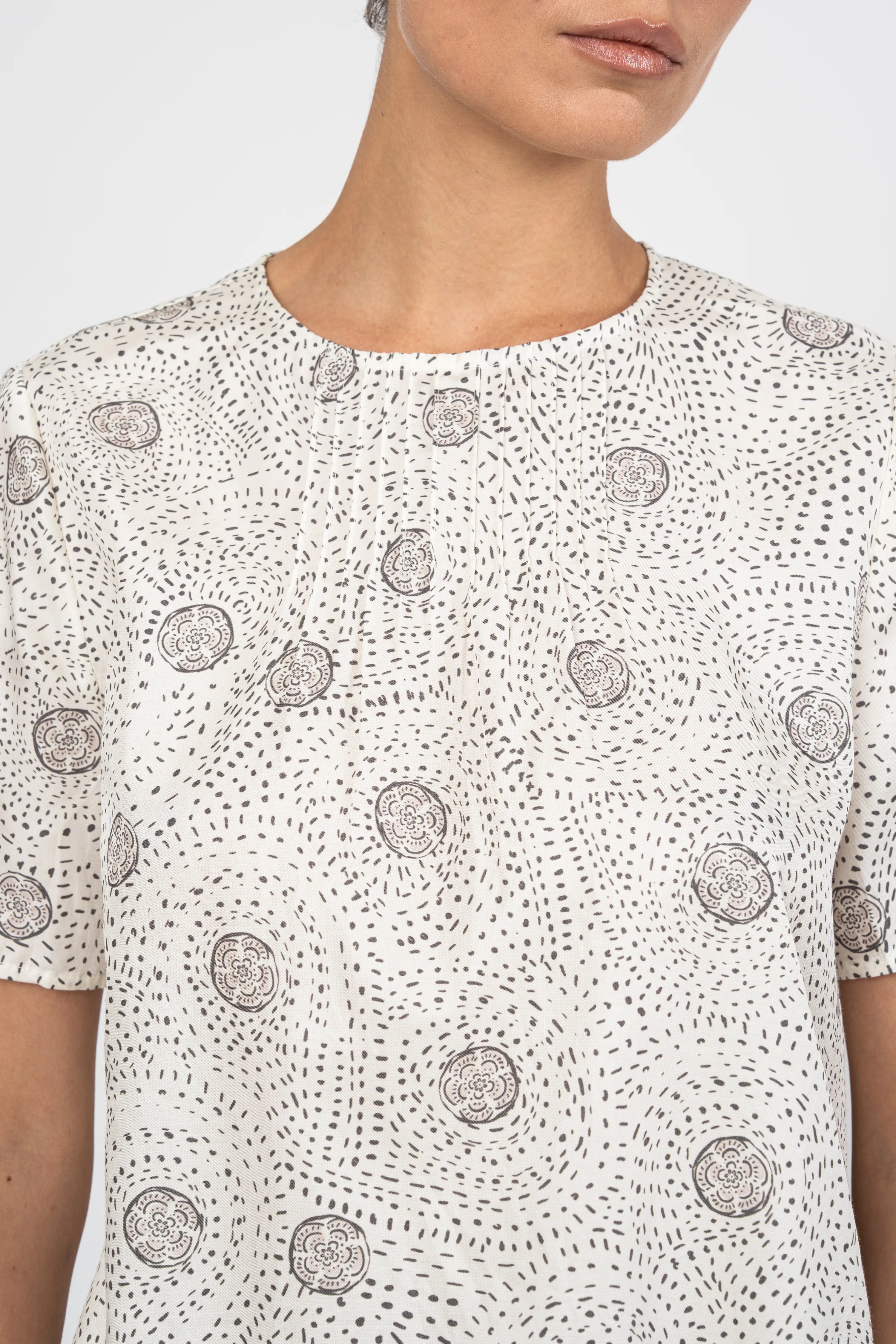 BLOUSE PAVELITO - PRINT POINTILLES