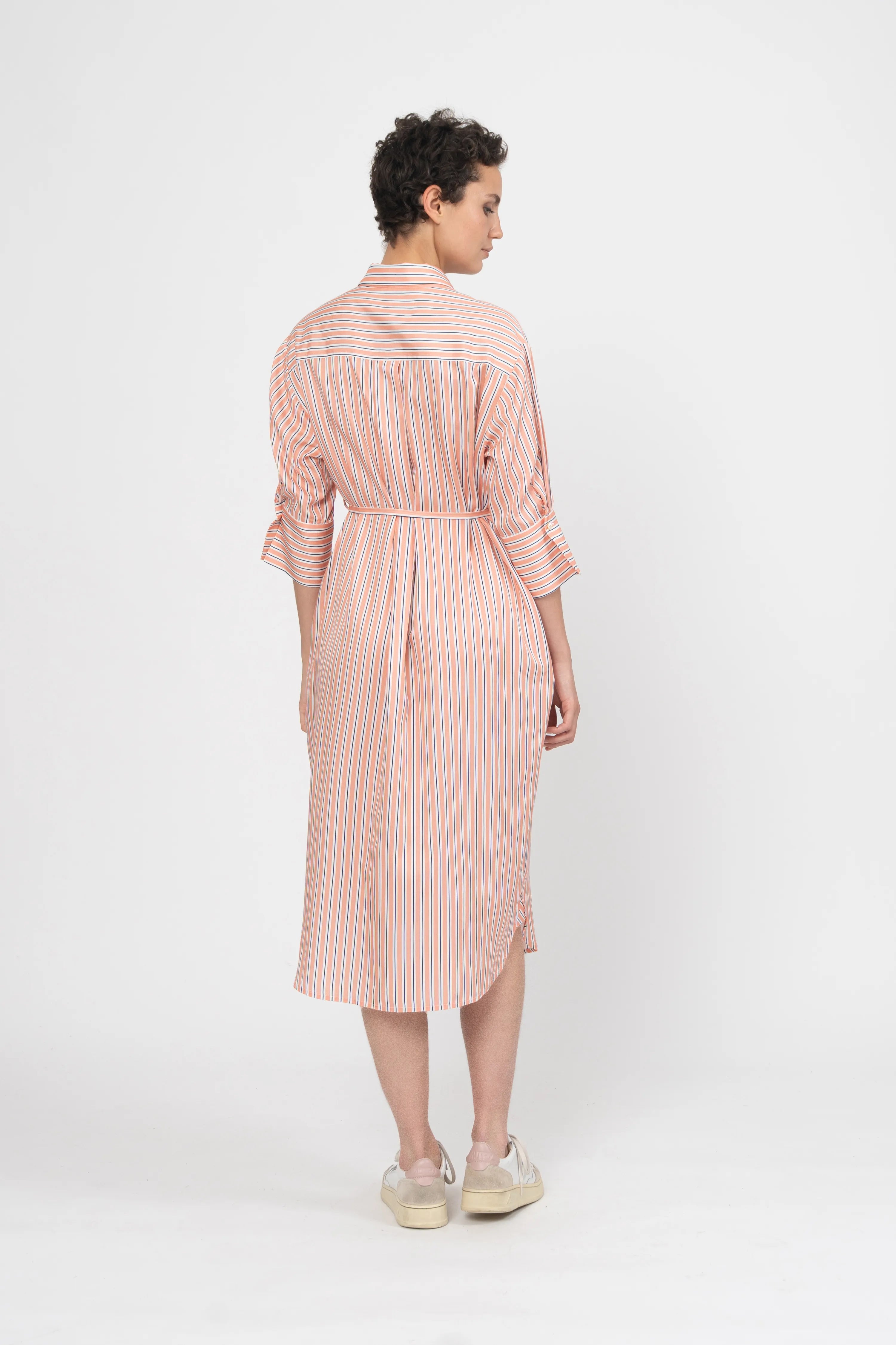 ROBE SOFINA - ORANGE STRIPES