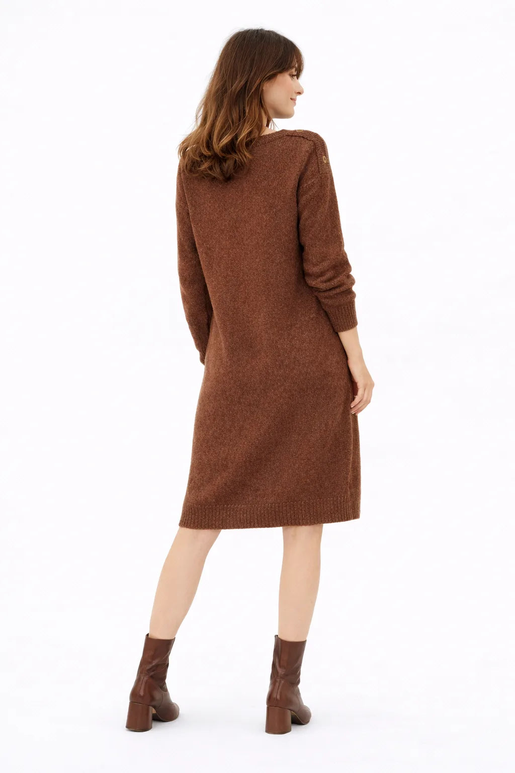 ROBE MALICE - DARK BROWN