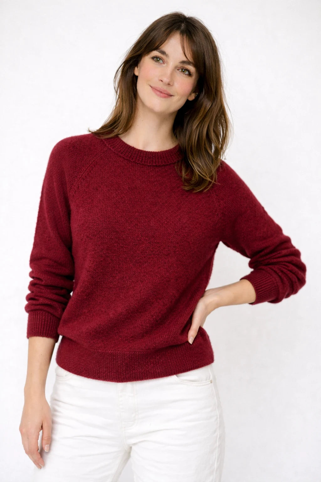 PULL MARIANNA SURI - BURGUNDY