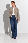MANTEAU FLORIANE - TAUPE