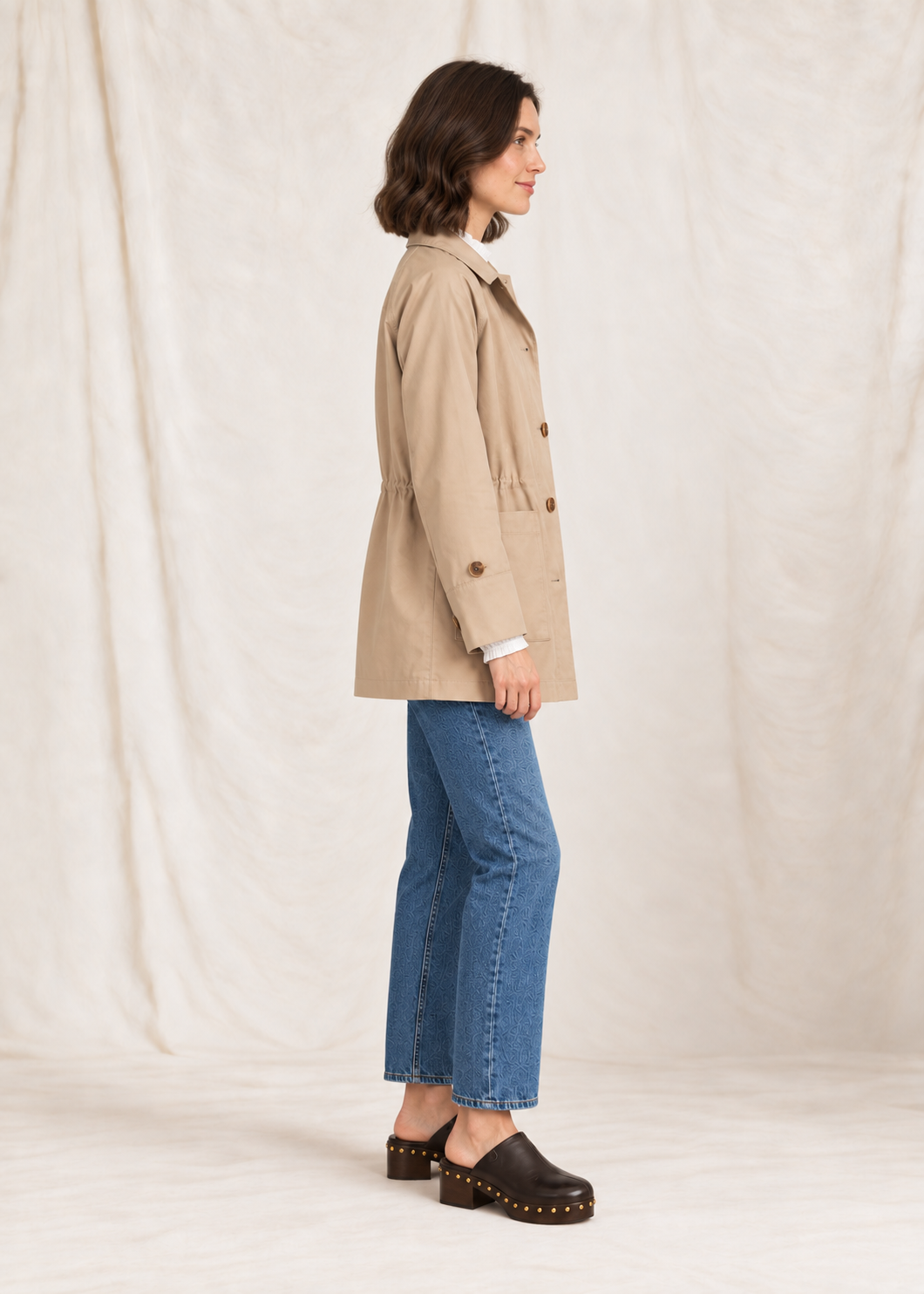 VESTE PIALA - TAUPE
