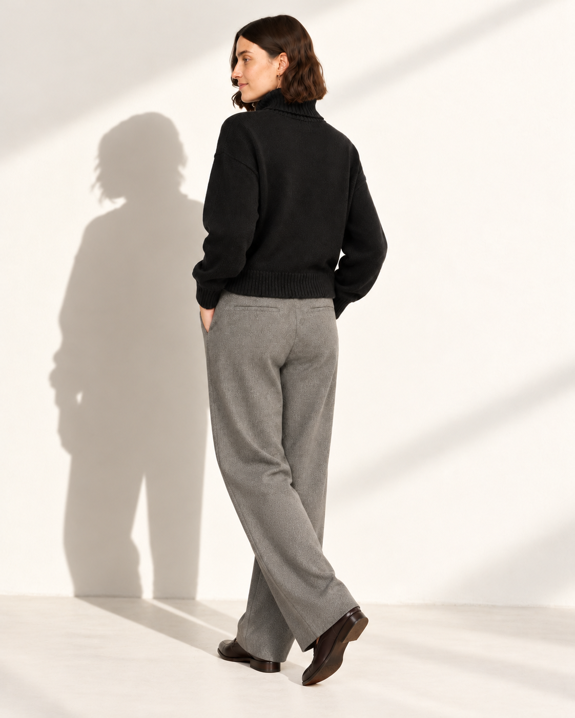 PANTALON LAURENT - GRIS CHINE