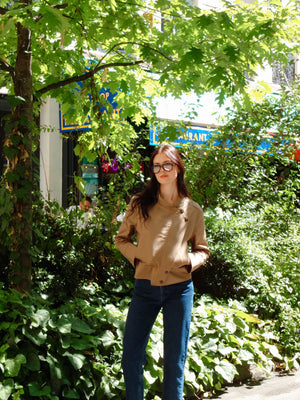 VESTE LAME - KAKI